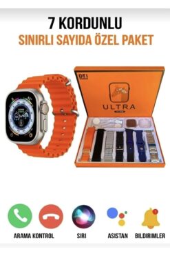 Genel Markalar 7 Kordonlu Akıllı Kol Saati