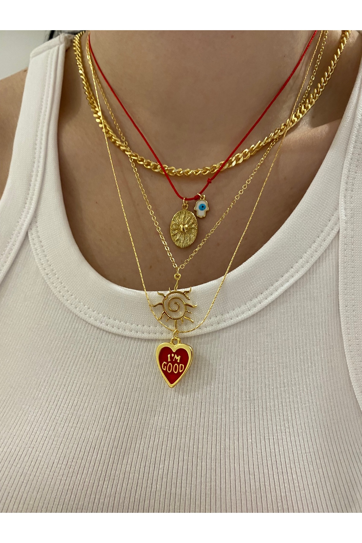 Fiamoss Kadın El Yapımı Tasarım Kolye Seti