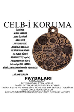 MerveninYaziAtolyesi Celb-i Koruma Bakır Kolye