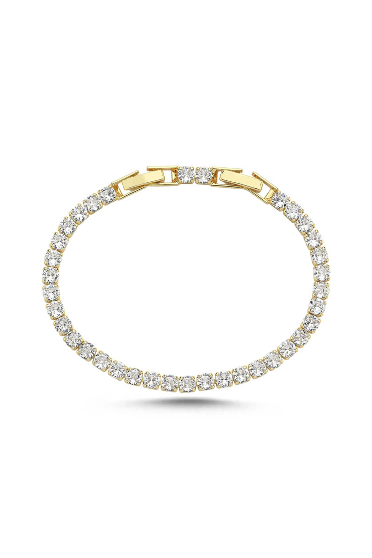 Merano Design 4mm 14K Rengi Su Yolu Bileklik - Görsel 2