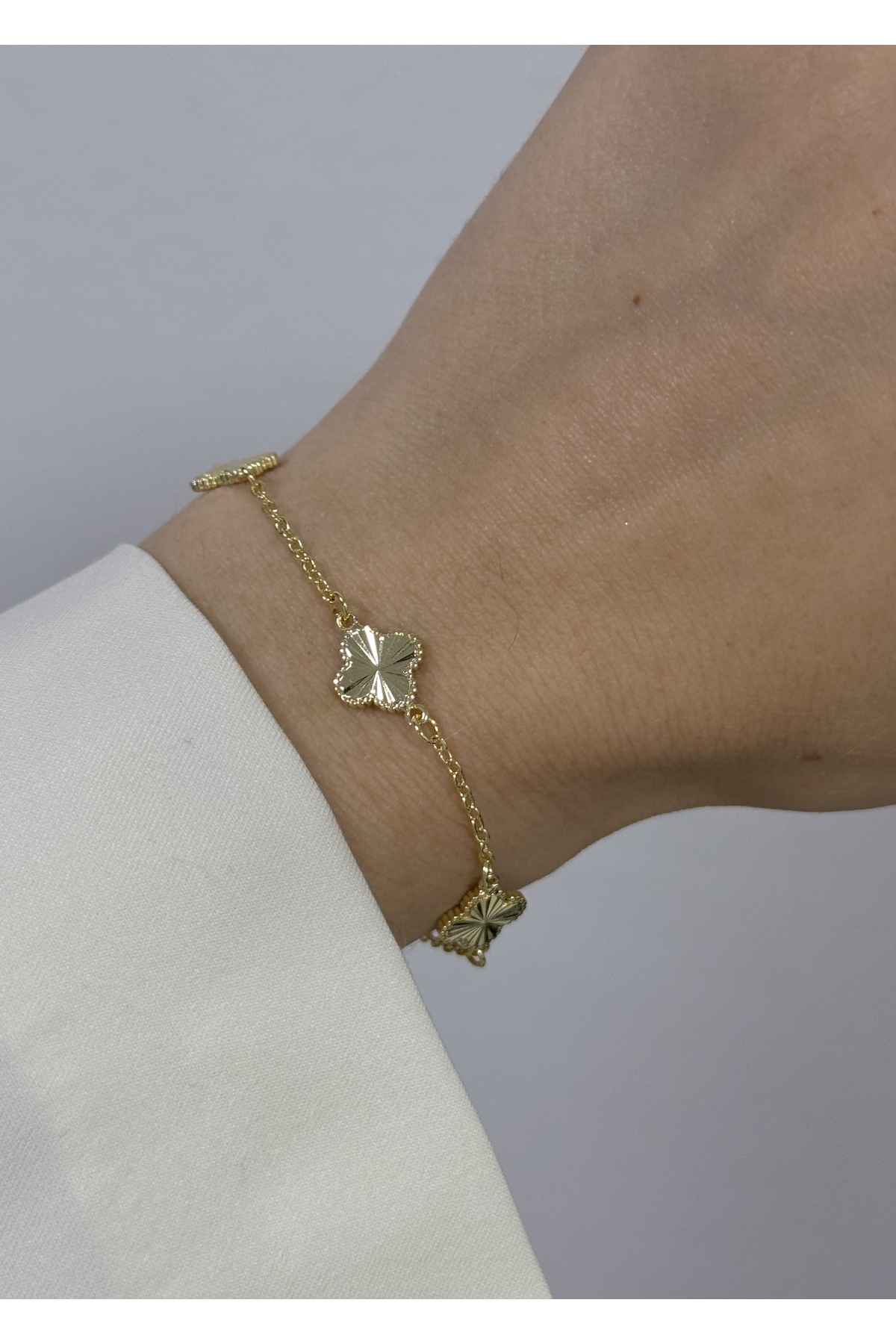 KİLİGİSTANBUL 1 CM YONCA BİLEKLİK 16+5 CM - Görsel 3