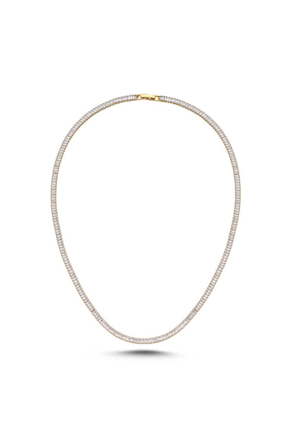 Merano Design 4mm Gold Baget Kolye