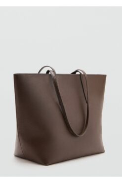 MANGO Woman Çift saplı shopper çanta