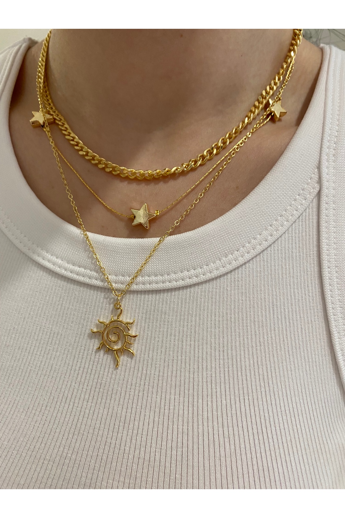 Fiamoss Kadın El Yapımı Tasarım Kolye Seti - Görsel 2