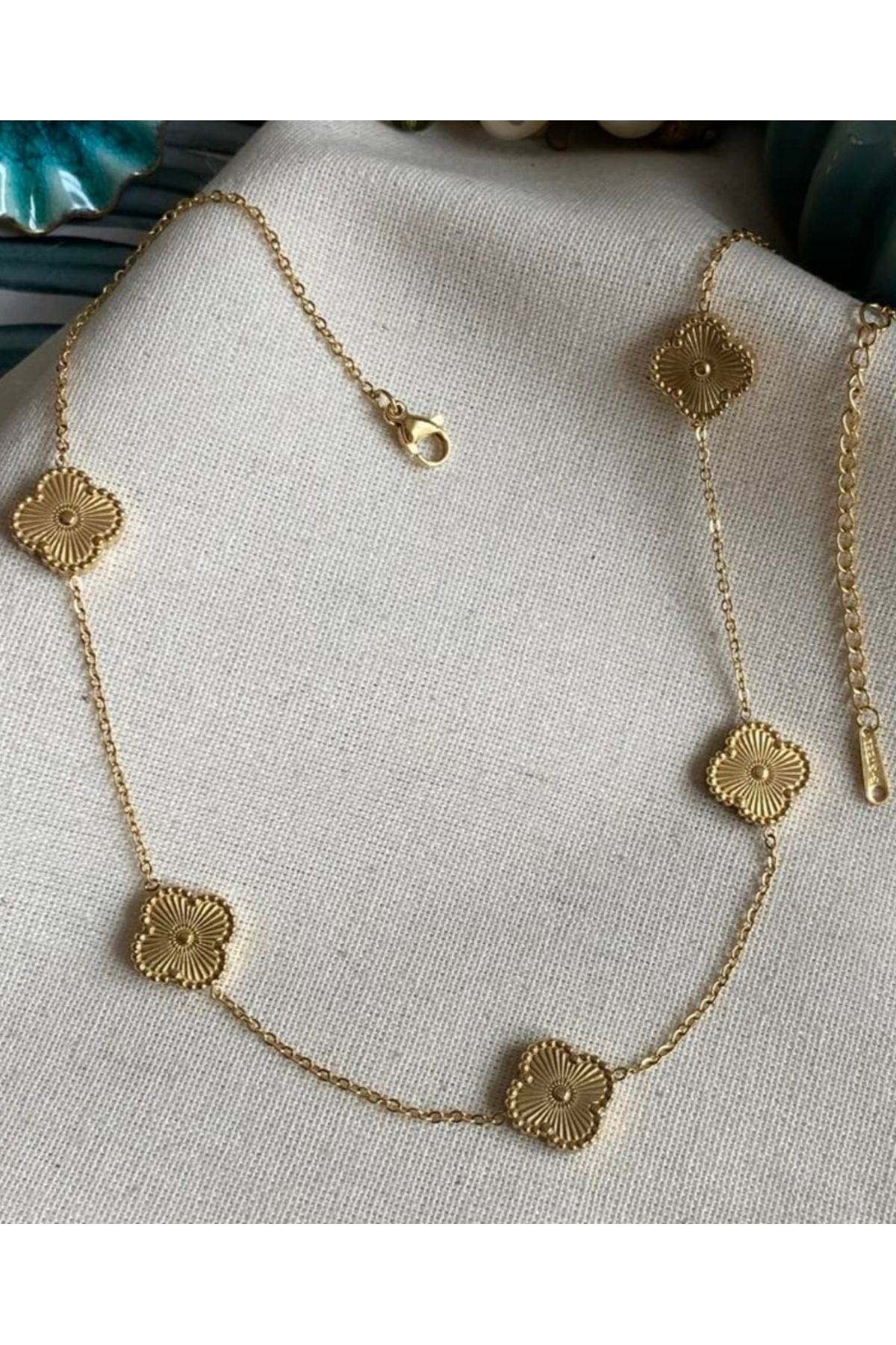 ELİF TAKI AKSESUAR Çelik Gold Luv Kolye