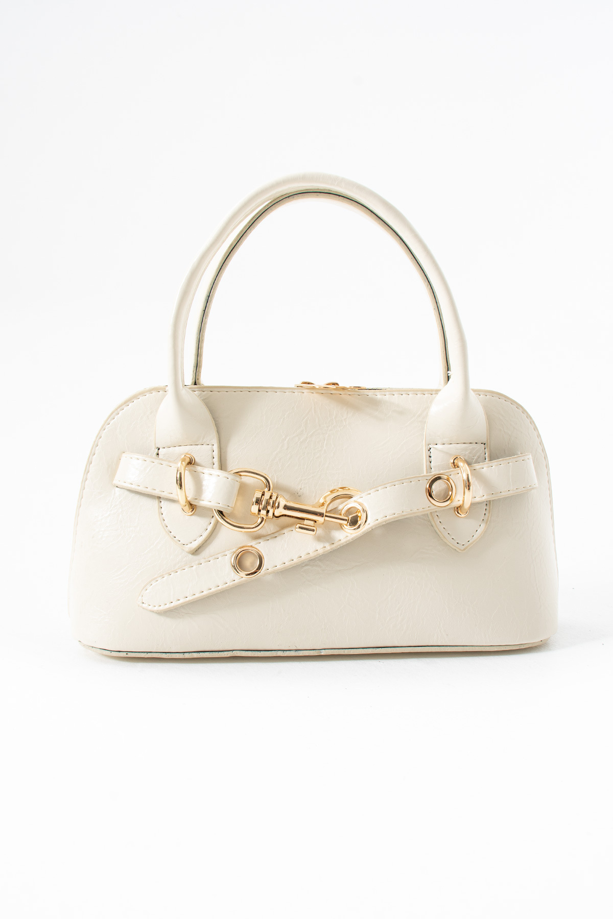 KOÇAK ÇANTA Kadın Kanca Detaylı Suni Deri Kadın El Kol ve Çapraz Çanta King