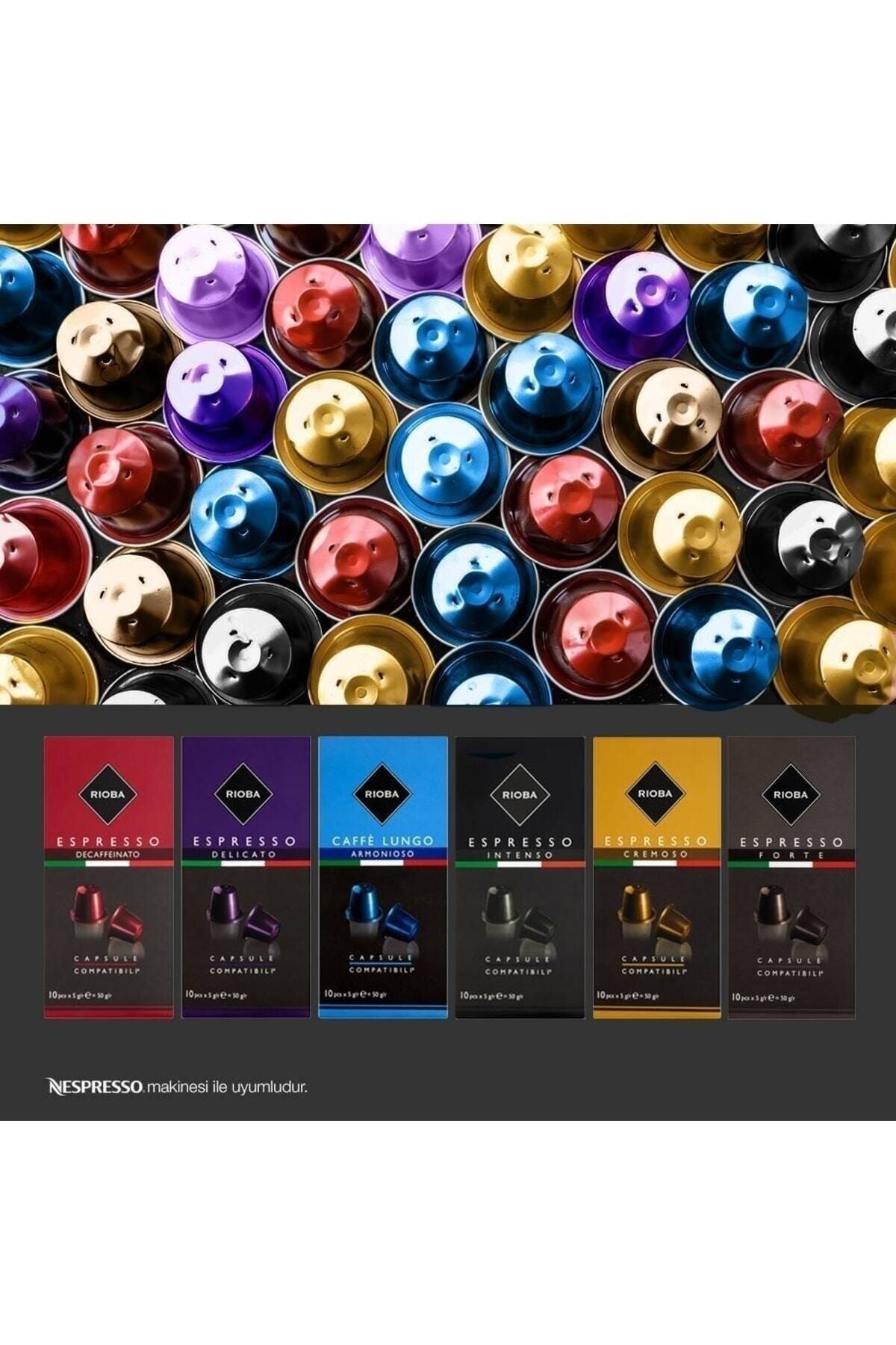 Rioba Kapsül Espresso Kahve Intenso 11*5 Gr, Sert Içim Sevenlere Intenso Kapsül Kahve - Görsel 3