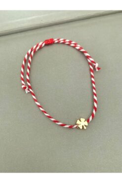 Misto Aksesuar Marteniçka Ip Bileklik - Yonca Bileklik