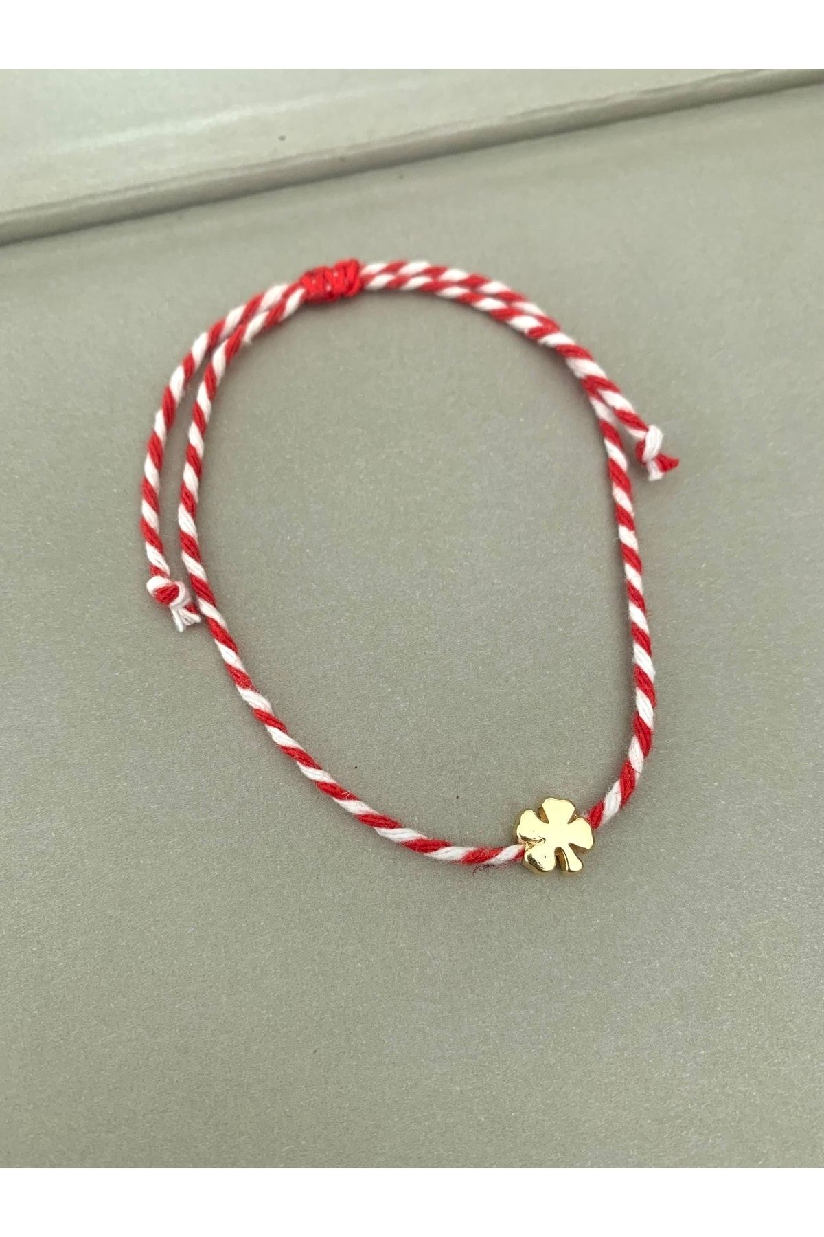 Misto Aksesuar Marteniçka Ip Bileklik - Yonca Bileklik