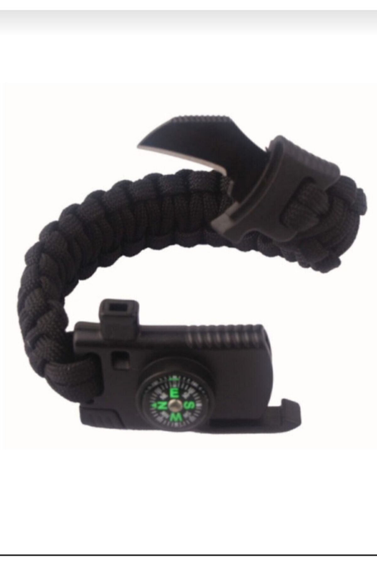 PARACORD Bileklik Bıçak Pusula Ateş Başlatıcı Magnezyum Ve Ikaz Düdüğü(18 CM BİLEK ÇEVRESİNE UYGUNDUR) - Görsel 2