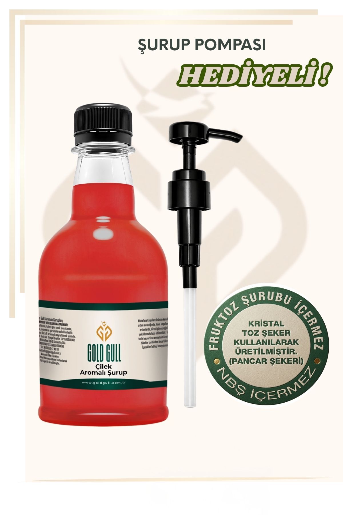 gold gull Çilek Aromalı Kahve & Meyve 300 Ml.