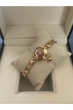 chaoyada Bordo Pinterest Saat Kalp Charmlı Hediye Kutusunda