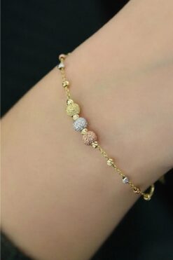 Elika Silver Kadın Sim Dorika Top 925 Ayar Gümüş Bileklik