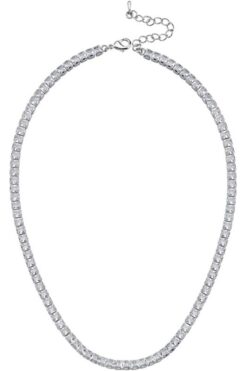 Merano Design 5mm Kare Taşlı Su Yolu Kolye