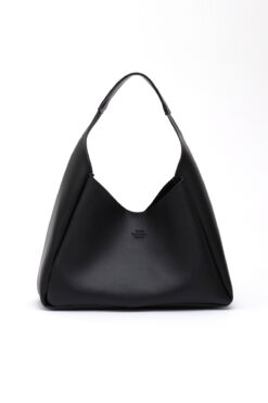 SHAKA Siyah SHK19 Suni Deri, Çıtçıtlı, Tek Bölmeli, Fermuarlı Makyaj Çantalı, El, Kol ve Omuz Çantası