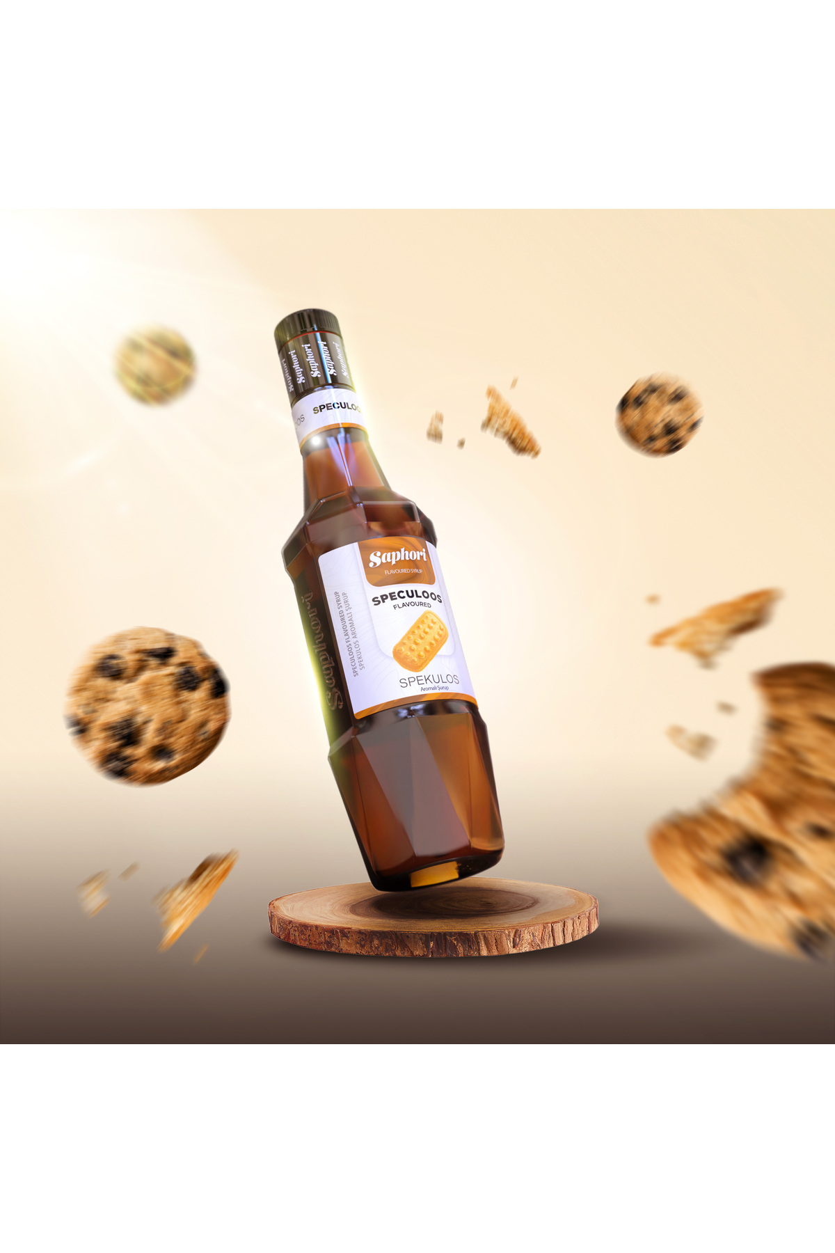 Saphori Spekulos (LOTUS) Aromalı Kokteyl Şurubu Kahve Şurubu 700 ml - Görsel 2