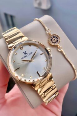 Daniel Klein Kadın Kolsaati Çelik 3atm Su Geçirmez Bileklik   2yıl Garantilidir