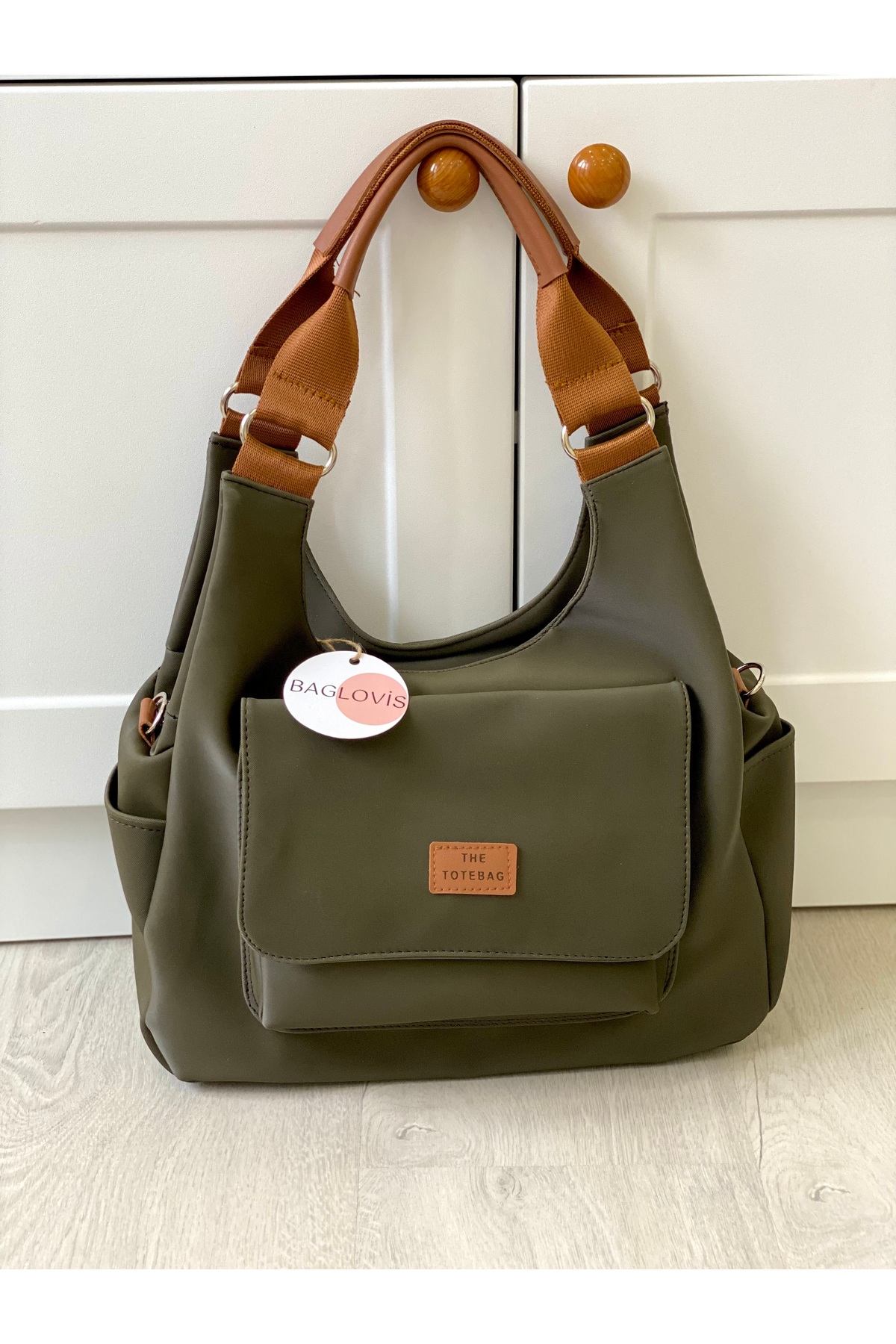 BAGLOVİS ÇOK CEPLİ BÜYÜK SALAŞ OMUZ ÇANTASI - Görsel 2