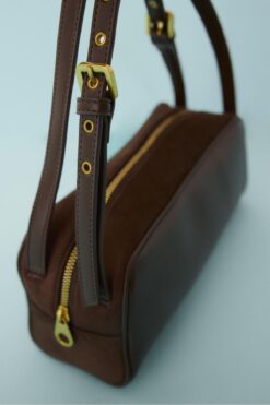 Stradivarius Kombine çift saplı omuz çantası