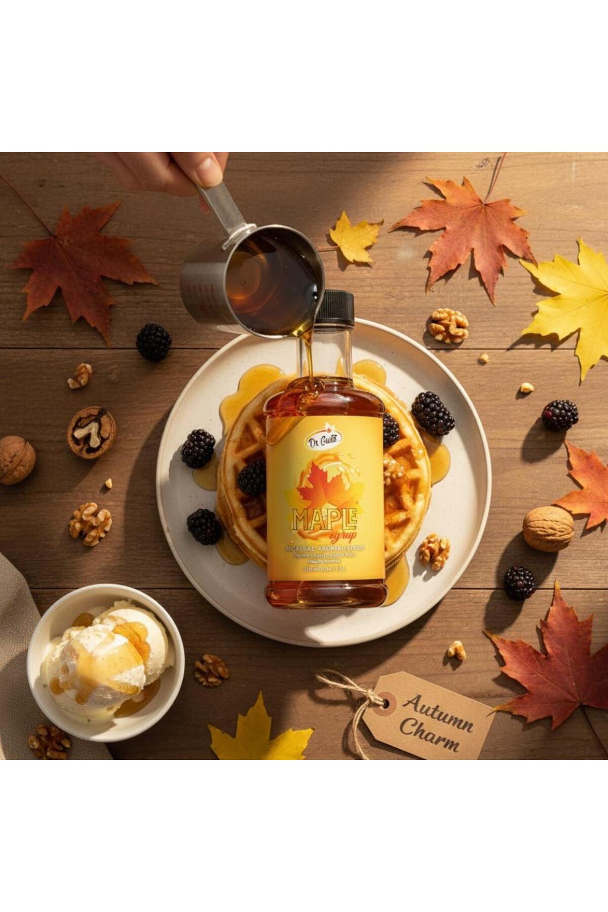 Dr. Gusto Akça Ağaç (Maple) Kokteyl Şurubu 300 CC – Yoğun Aromalı İçecek,Kahve ve Tatlı Şurubu - Görsel 2