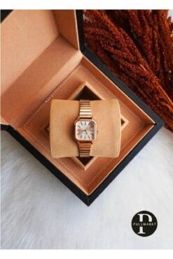 pullmarkt Elegant Serisi - Kare Retro Kadın Kol Saati Genç Kol Saatleri