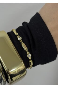 KİLİGİSTANBUL GOLD RENK MARCELO BİLEKLİK 15+5 CM