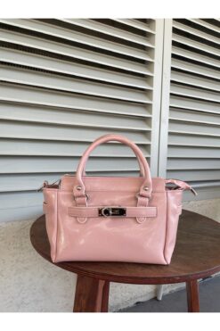 macsoo Kadın Pembe Yeni Sezon Tokalı Çapraz Askılı El Ve Omuz Çantası