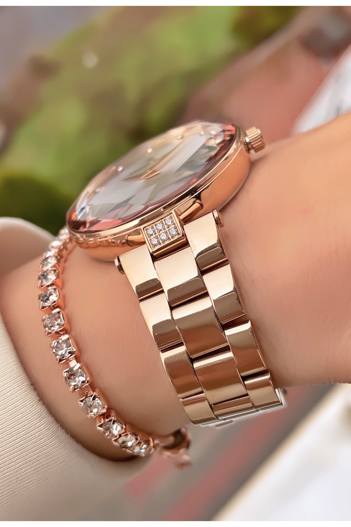 Daniel Klein Kadın Saat – Orijinal – Rose Gold – Çelik Kordon – Kesme Cam – Garantili – Hediye - Görsel 2