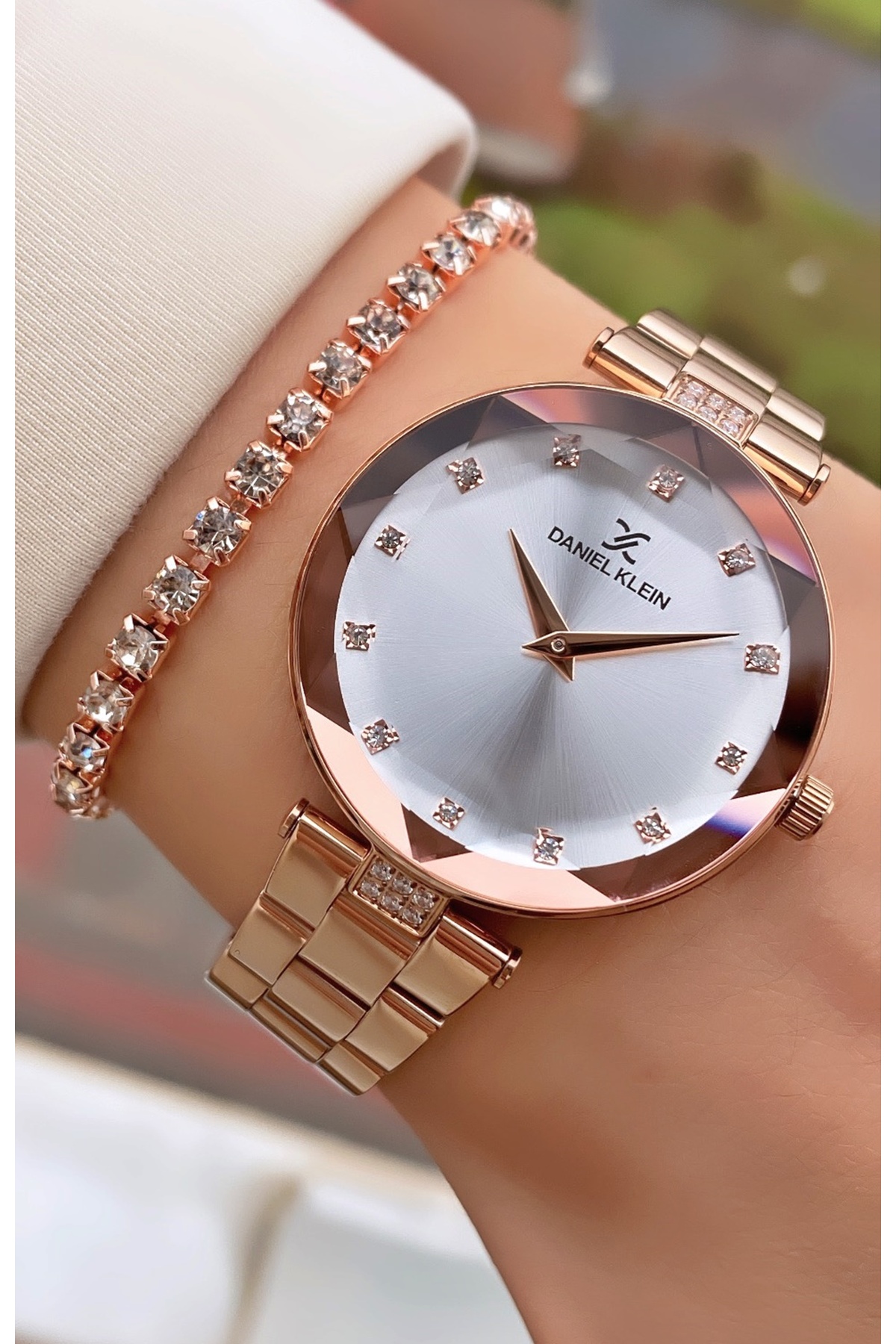 Daniel Klein Kadın Saat – Orijinal – Rose Gold – Çelik Kordon – Kesme Cam – Garantili – Hediye - Görsel 3