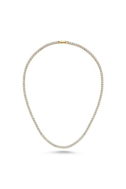 Merano Design 3mm 14K Rengi Su Yolu Kolye