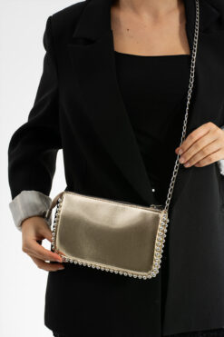 Zealous mini boncuklu çanta