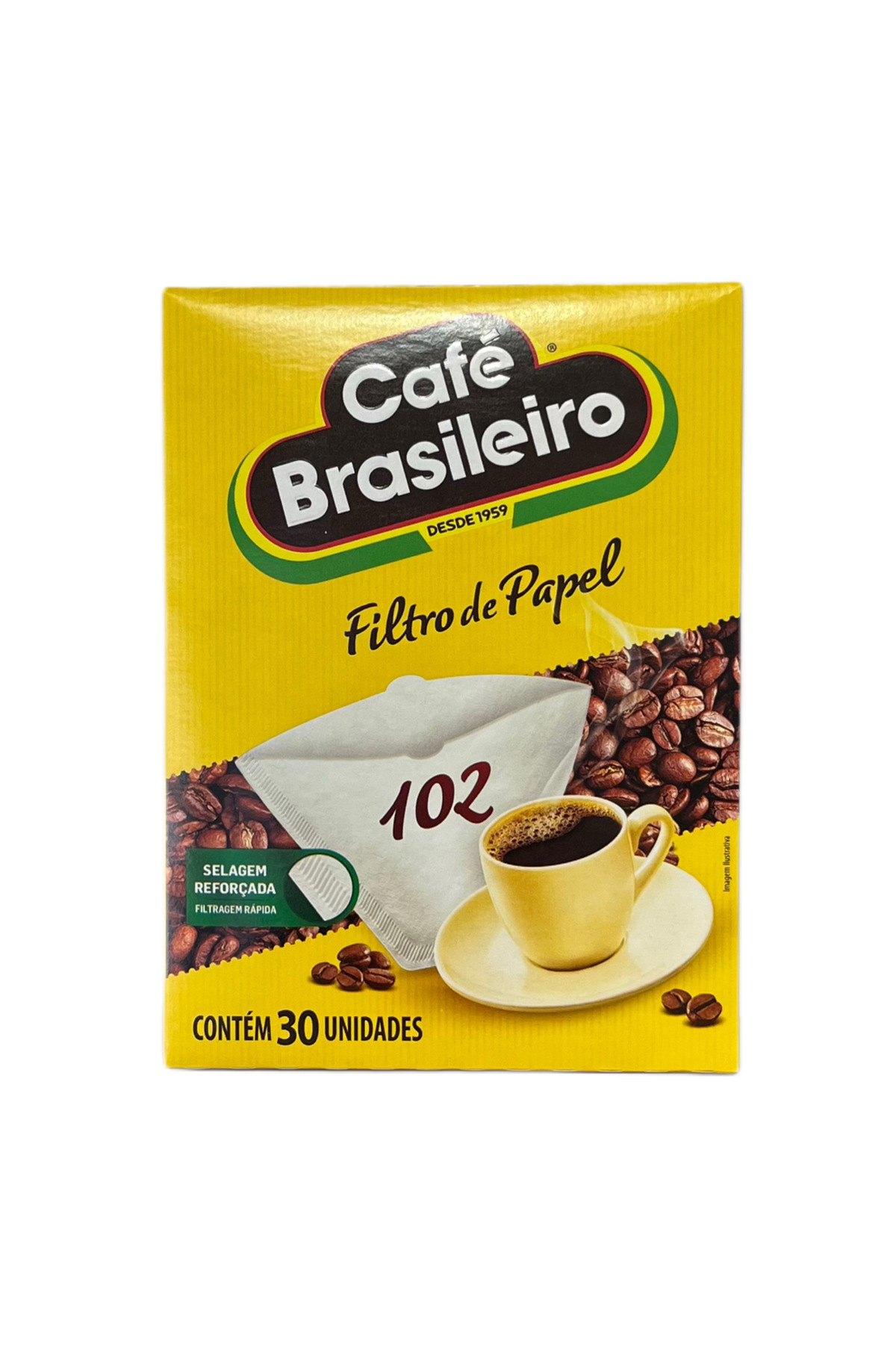 CAFEBRASİLEİRO Cafe Brasileiro Filtre Kahve Kağıdı (30’lu) No:102