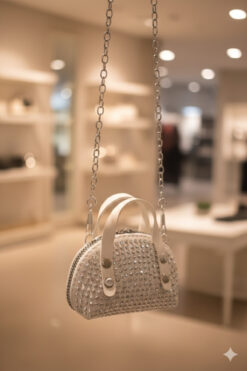 Merdiven6 Mini taşlı çanta