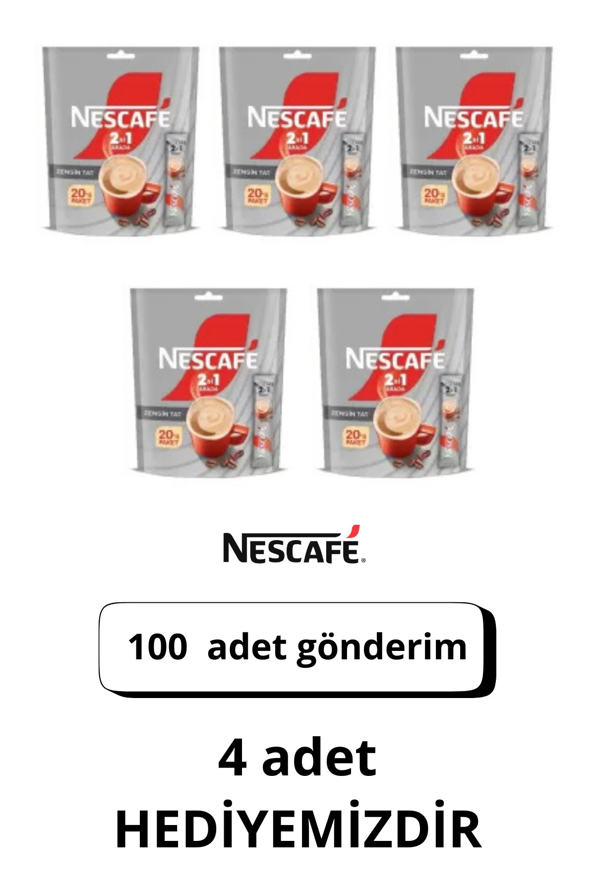 Nescafe 2'si 1 Arada Hazır Kahve 96 Lı