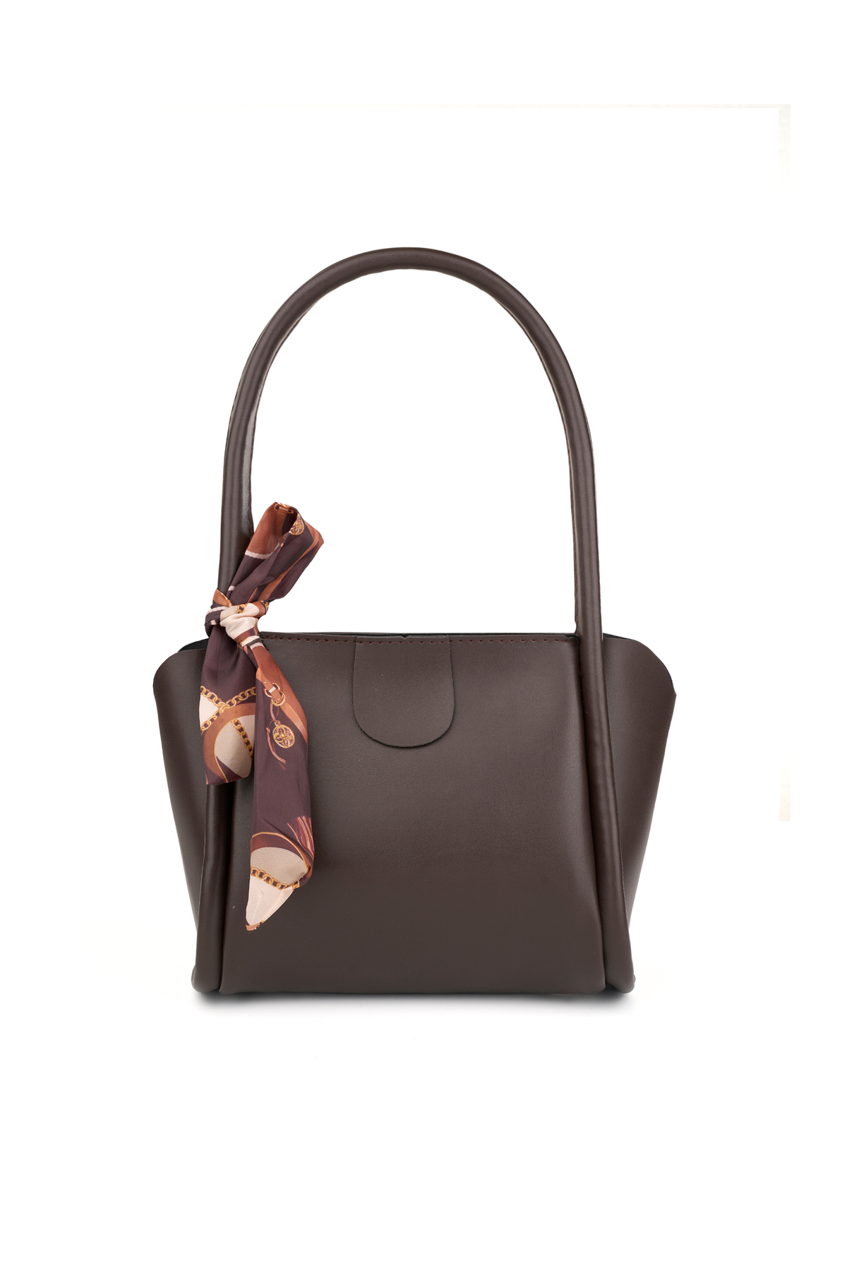 Mojeva Roi Fular Hediyeli ( Fular Değişkenlik Gösterebilir.) Çift Saplı Kadın Omuz Çantası - Görsel 2