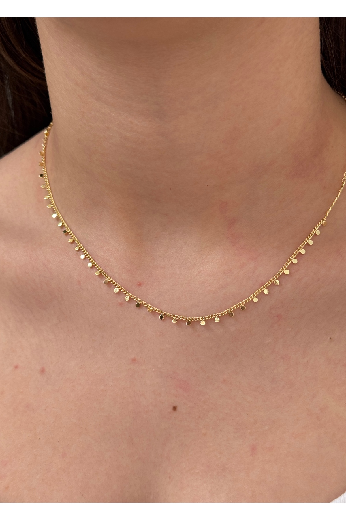 KİLİGİSTANBUL Noktalar Luka Kolye 45 Cm - Görsel 2