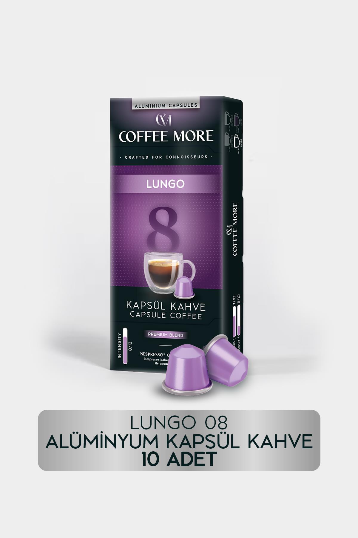 C.M Coffee More 8 Lungo Kapsül Kahve 10 Kapsül