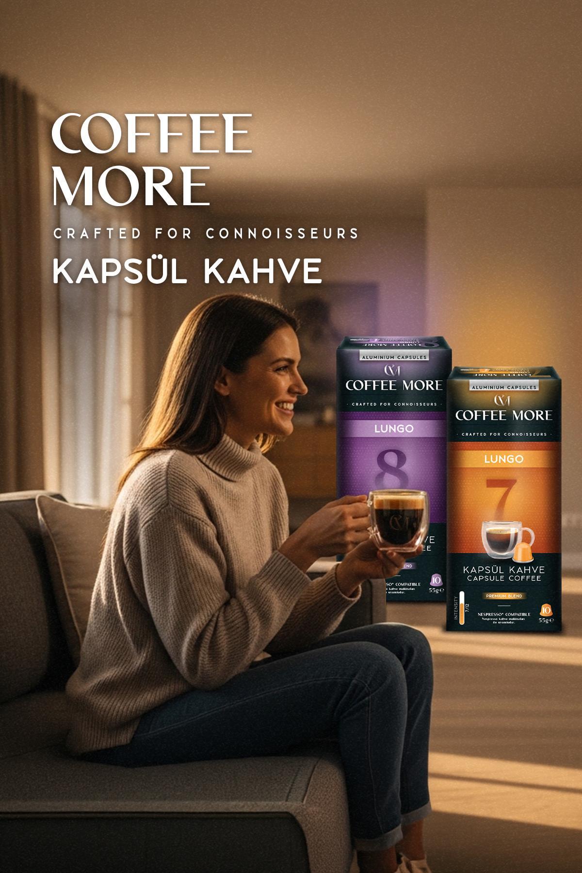 C.M Coffee More 8 Lungo Kapsül Kahve 10 Kapsül - Görsel 3