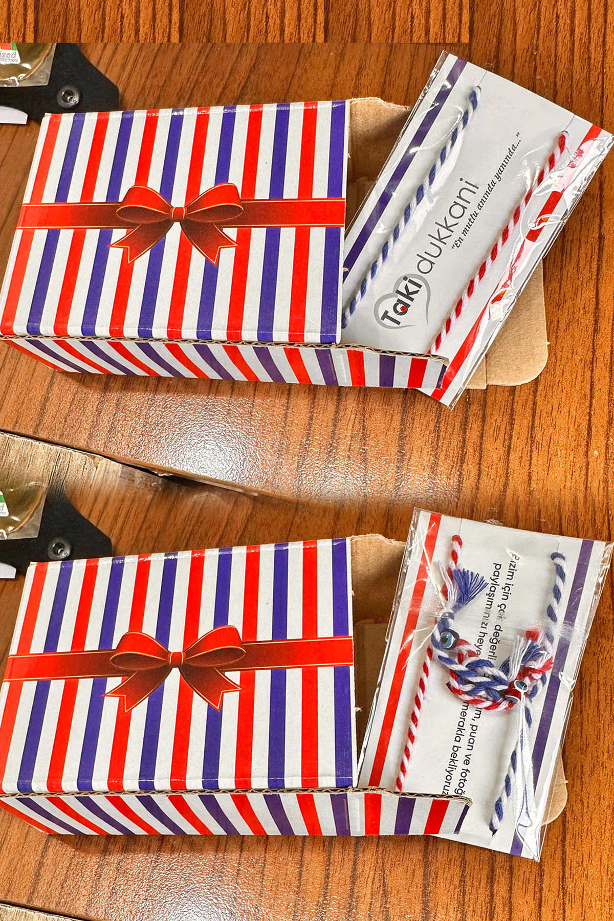 Takı Dükkanı Sevgili Çift 2li Bileklik Nazar Boncuklu Marteniçka Bilekliği bbb27 - Görsel 2