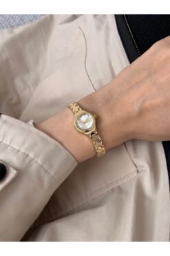 MERW Melissa Model Gold Renk Renk Vintage Seri Metal Kordon Kadın Kol Saati