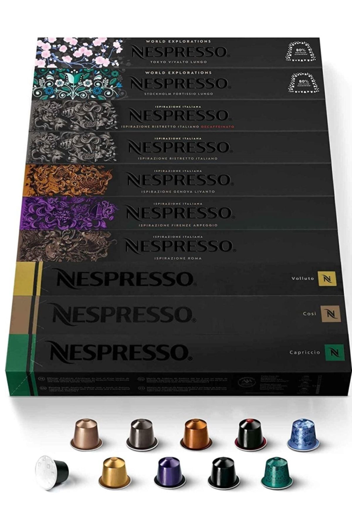 Nespresso Orta Kavrulmuş Lezzetler 10 Kutu (100 KAPSÜL)