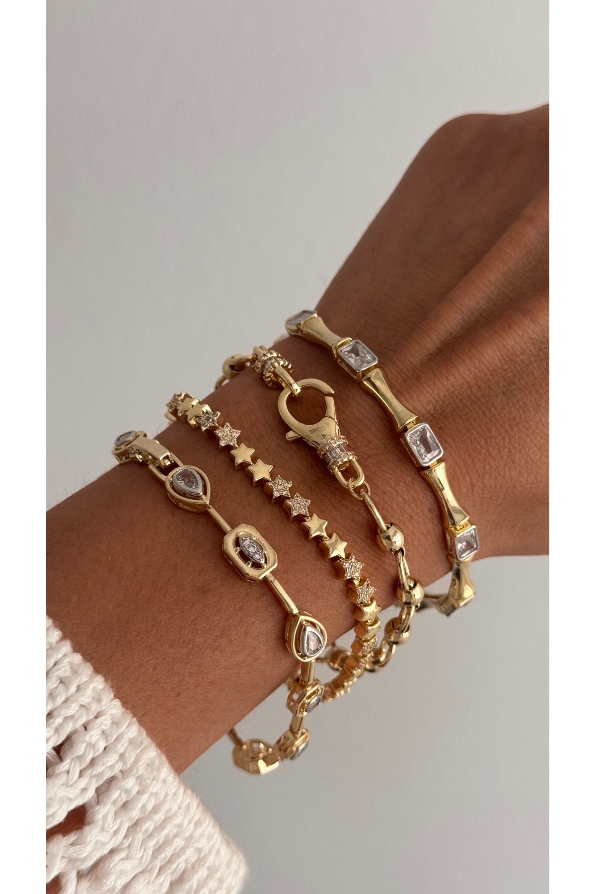 Vi store Çelik 7 Element Bileklik