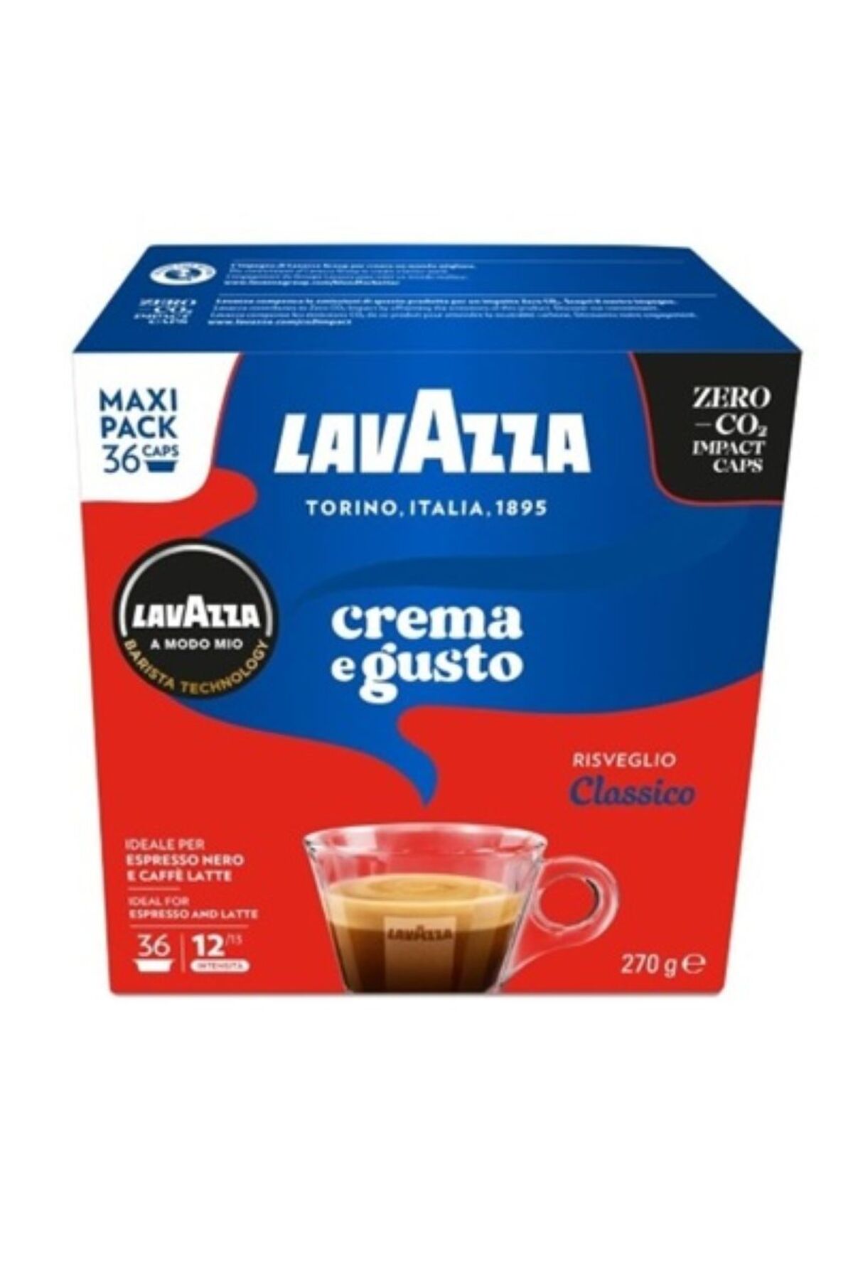 LavAzza A Modo Mio Uyumlu Crema E Gusto 36’lı Kapsül Kahve (NESPRESSO UYUMLU DEĞİLDİR.)