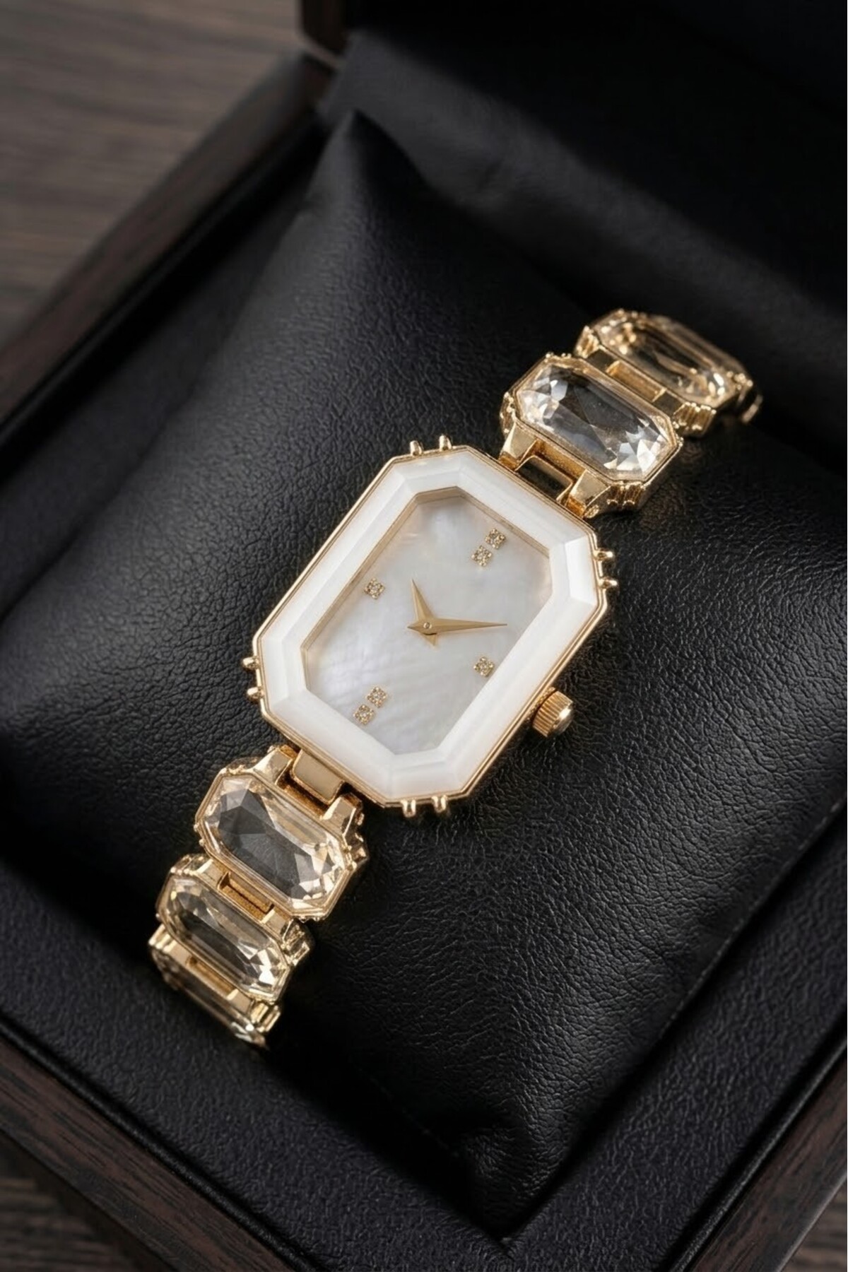 Leerybee Kristal Taşlı Kadın Kol Saati Nl-134 Hediye Ablaya Anneye Sevgiliye Eşe Kadina Doğum Günü - Görsel 3