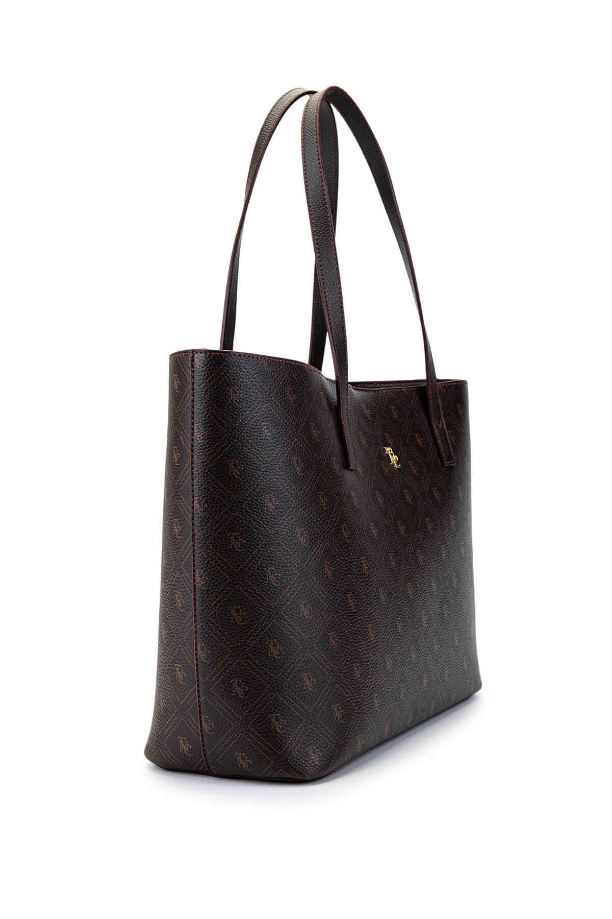 Tamer Tanca Kadın Vegan Kahverengi Omuz Çanta - Görsel 2