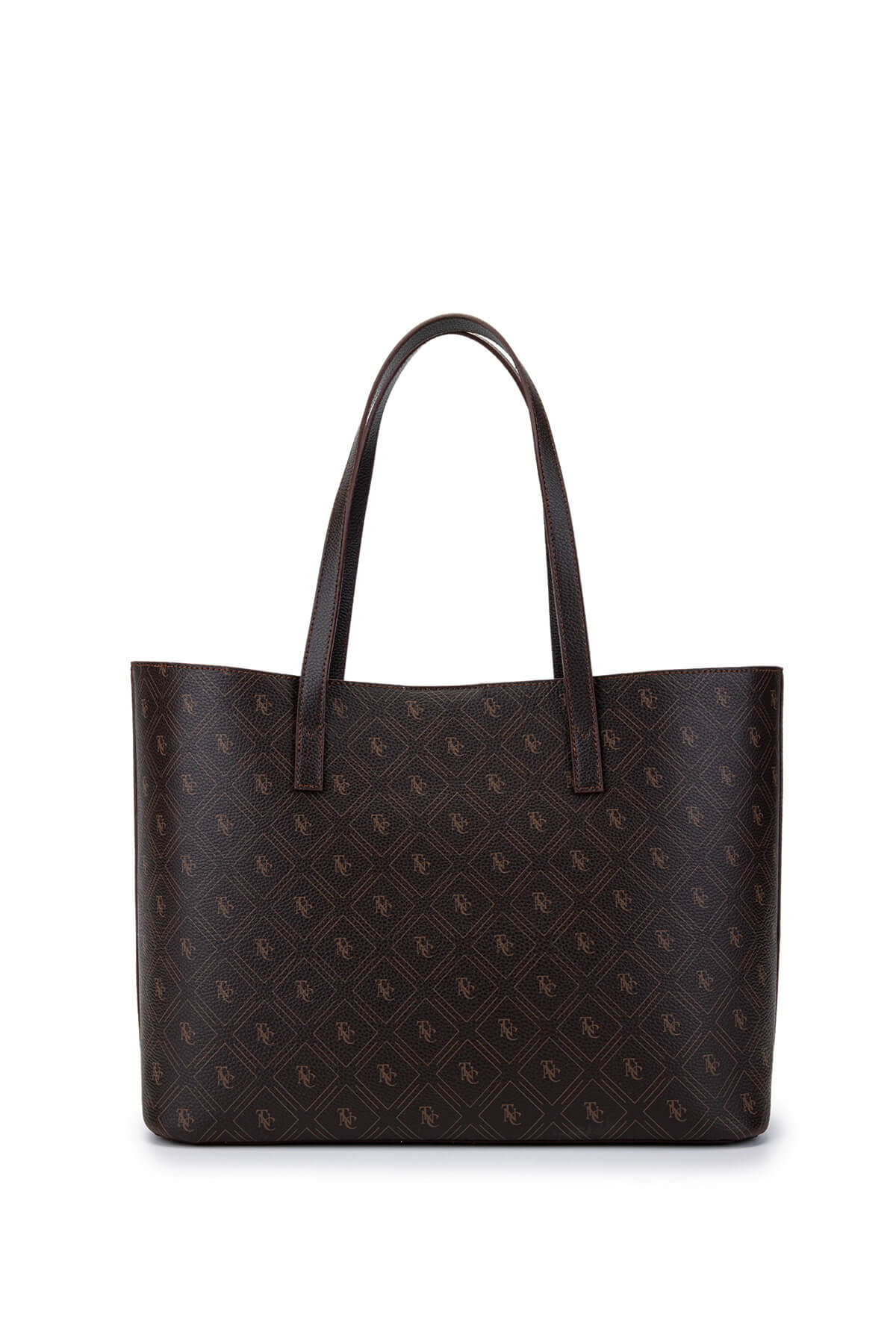 Tamer Tanca Kadın Vegan Kahverengi Omuz Çanta - Görsel 3