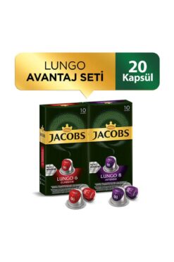 Jacobs Lungo Kapsül Kahve Avantaj Seti 20 Kapsül