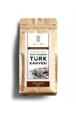 Mel and Mira Turkish Coffee 100g, Saf Türk Kahvesi, Odun Ateşinde Kavrulmuş Arabica Çekirdeği