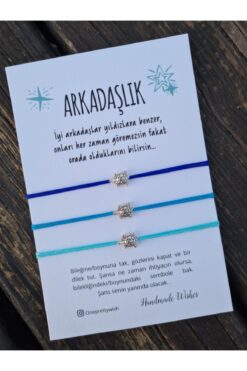 ONEPRETTYWISH 3 Lü Kaplumbağa Arkadaşlık Bilekliği