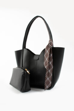 Judour Bags Fular Detaylı Yavrulu Yumuşak Deri Omuz Çantası